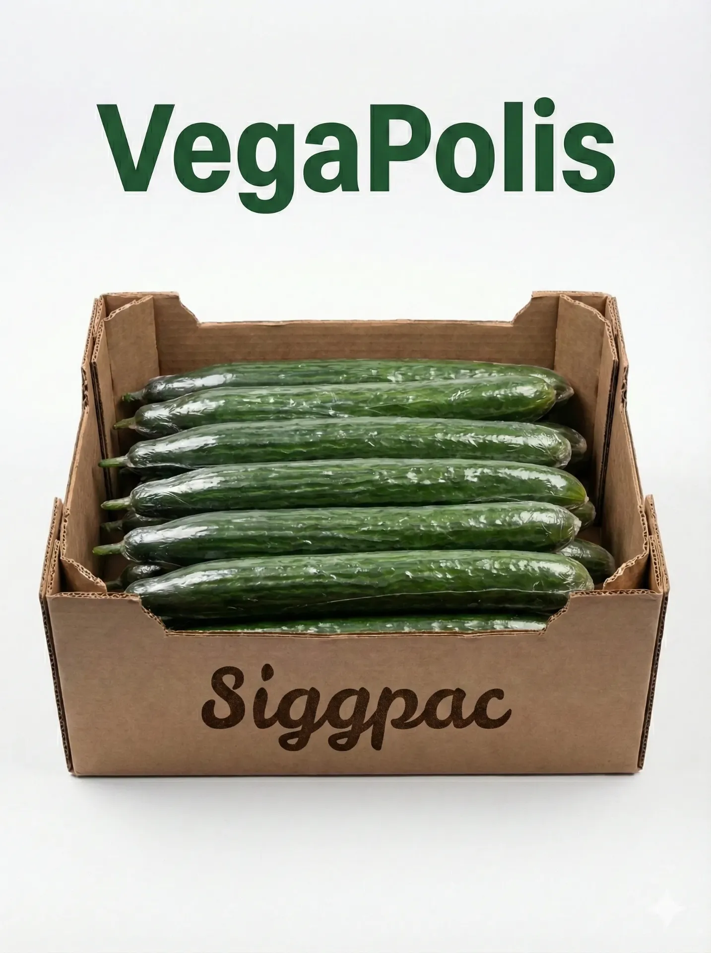 Ogórek Szklarniowy Fiński Siggpac – Chrupiący i Foliowany | VegaPolis