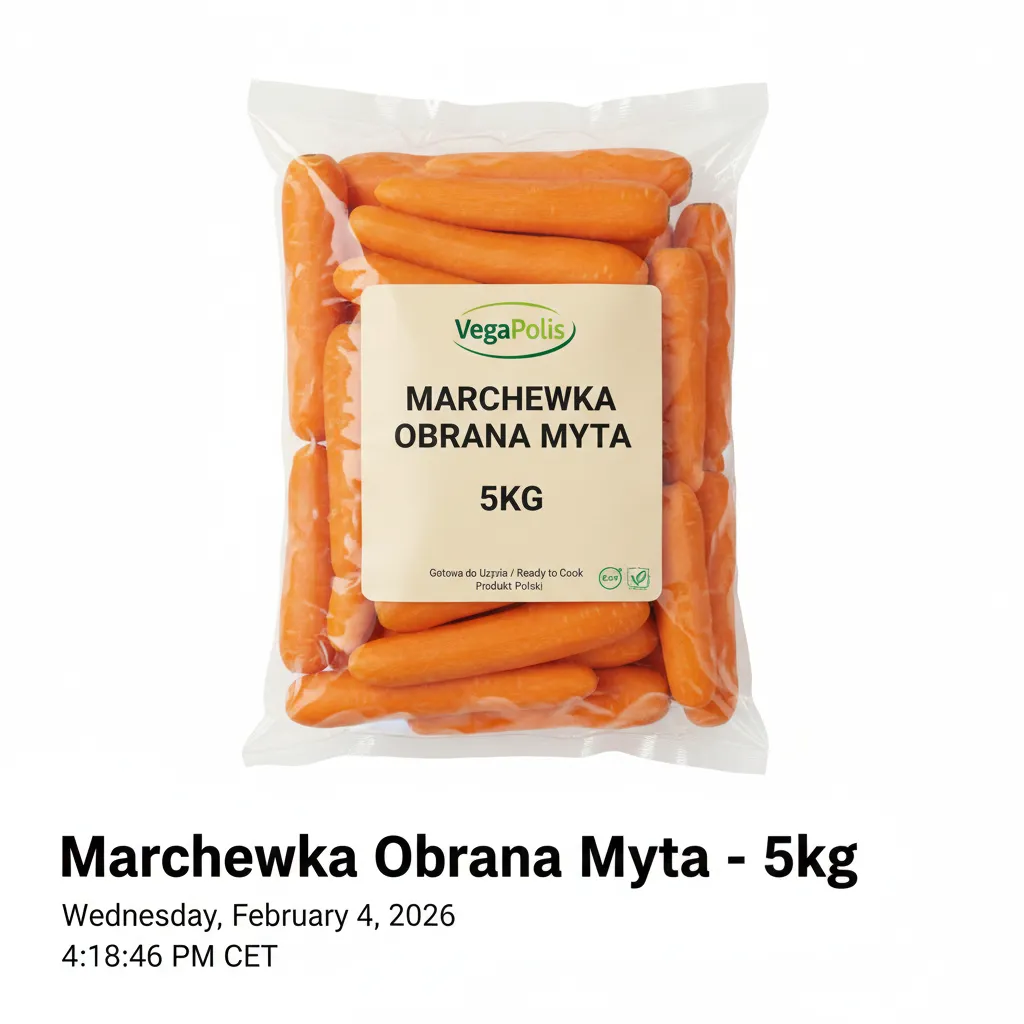 Marchewka Myta 2,5kg – Świeża, Słodka i Chrupiąca | VegaPolis