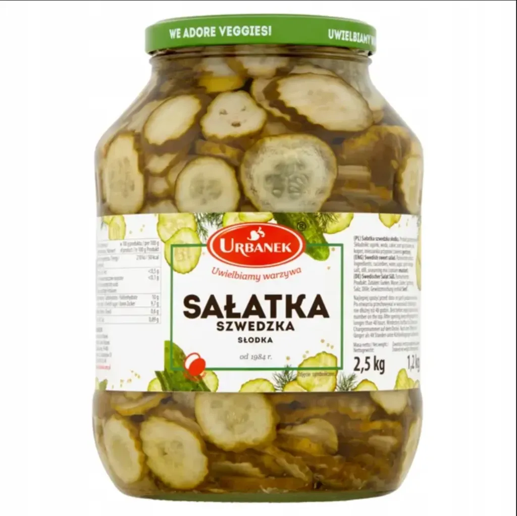 Sałatka szwedzka (słoik)